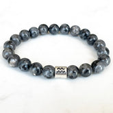 Bracelet Zodiaque en Larvikite